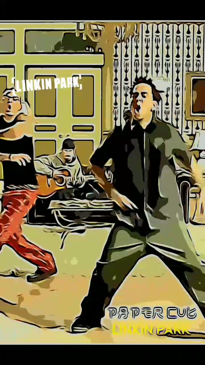 偏执狂看着我的背上,林肯公园_papercut_hybrid theory