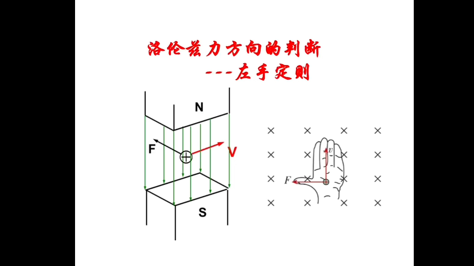 洛伦兹力的方向判断