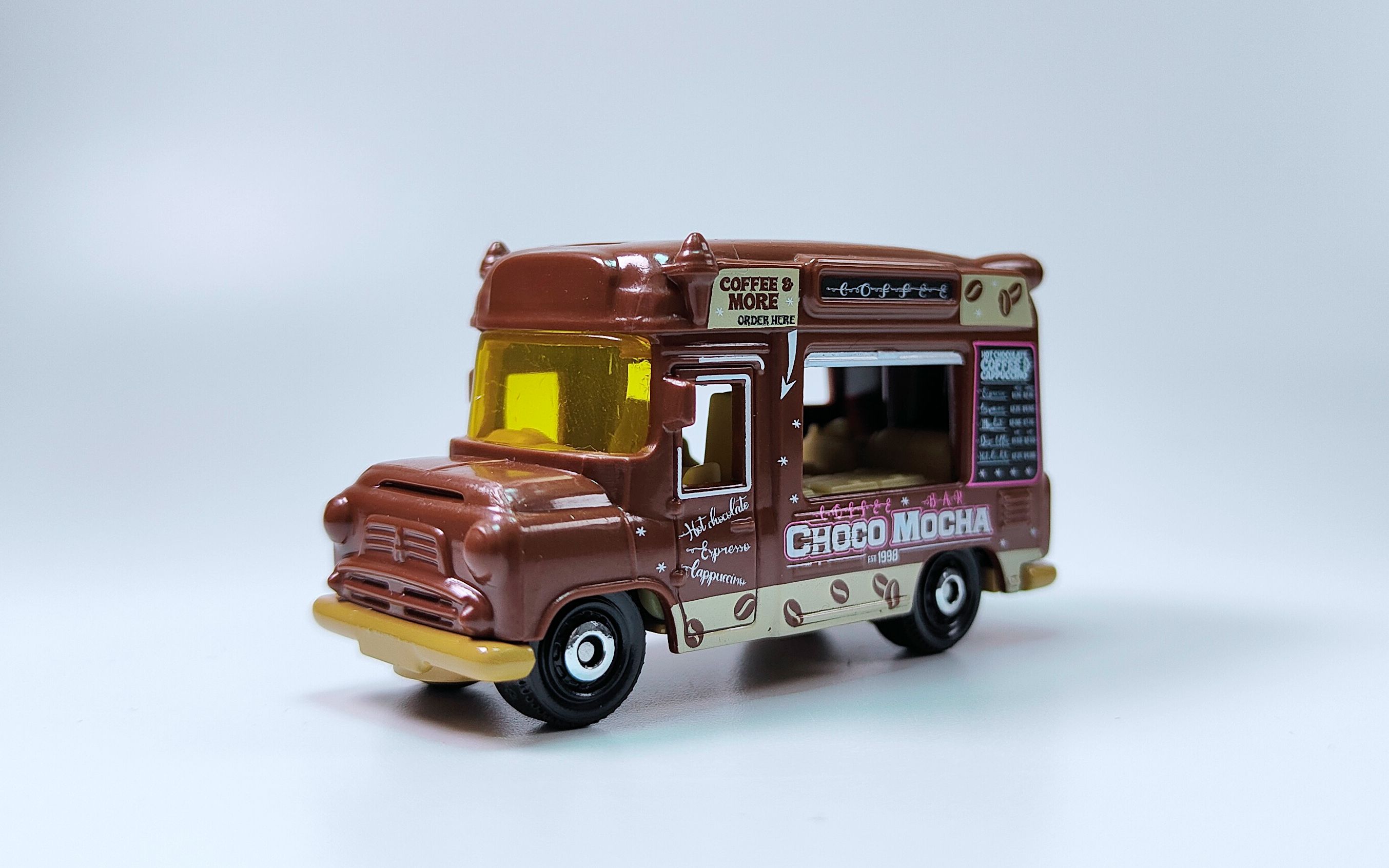 一分钟玩具开盒-火柴盒咖啡车ice cream king开盒把玩评测