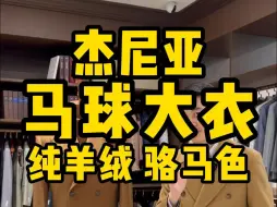 Video herunterladen: 杰尼亚纯羊绒骆马色马球大衣