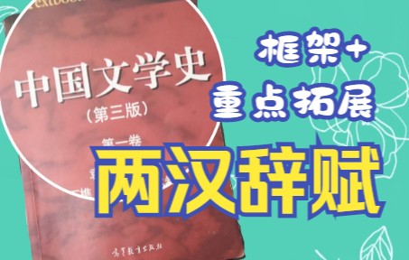 [图]【文学考研】10分钟速过两汉辞赋，思维导图轻松发散学习|打卡学习08中国文学史