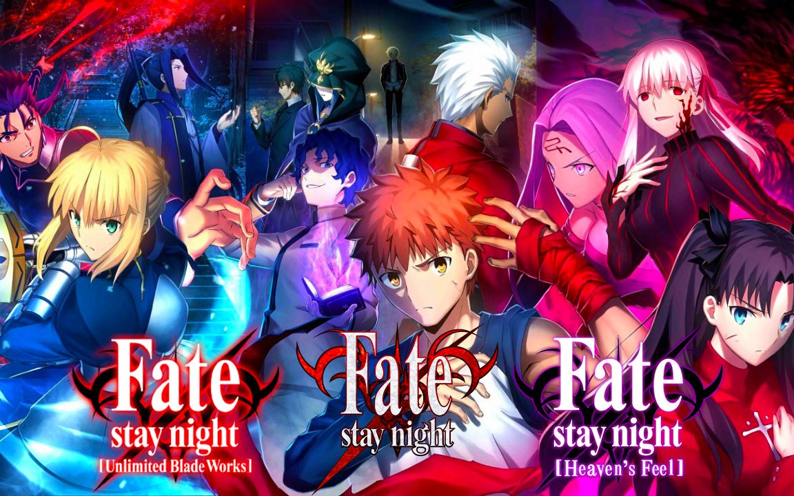 [图]《命运守护夜Fate/stay night》全结局全收集剧情流程攻略合集附游戏背景音乐和英灵宝具介绍