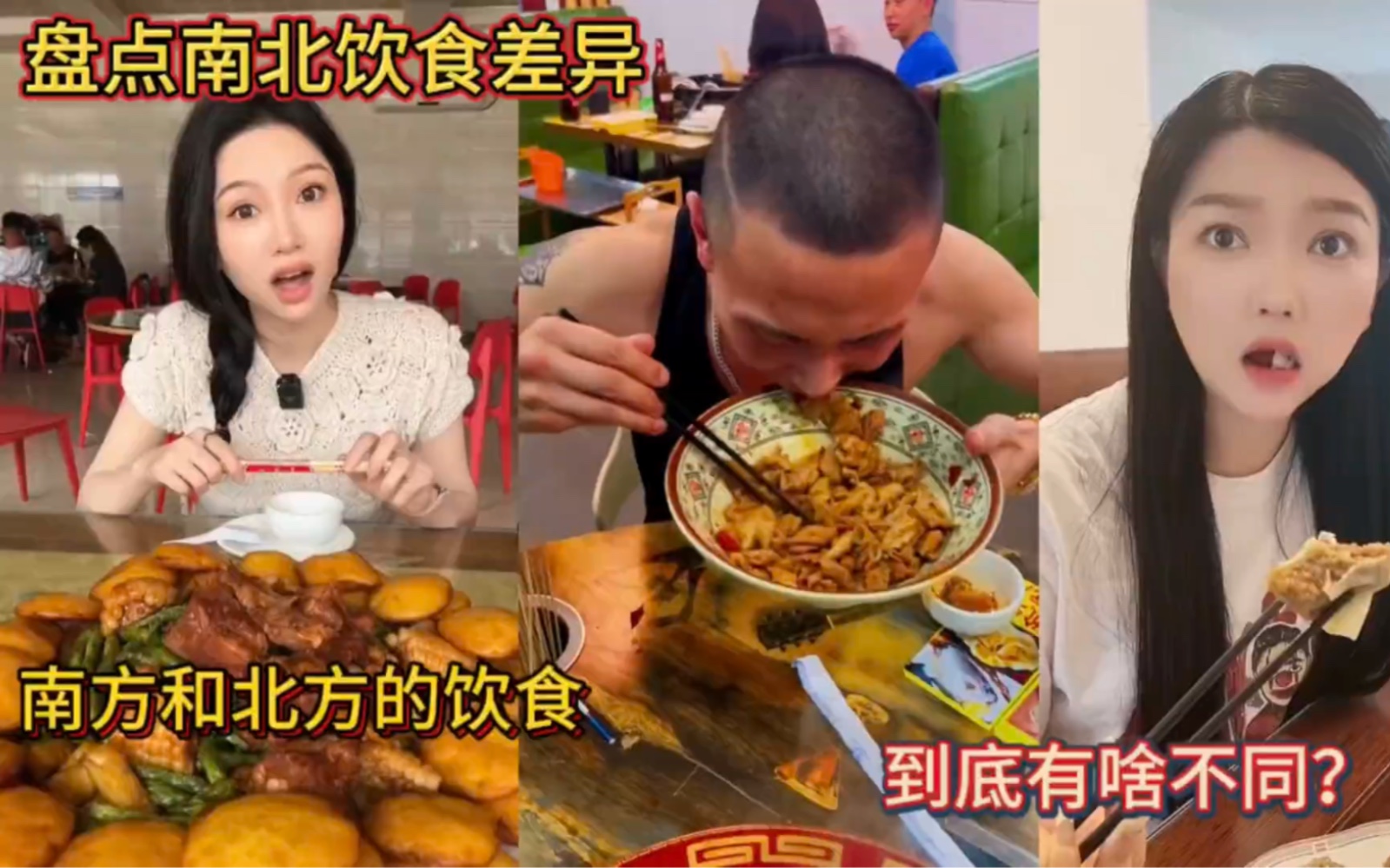 盘点南北饮食差异!南方和北方的饮食!到底有啥不同?哔哩哔哩bilibili