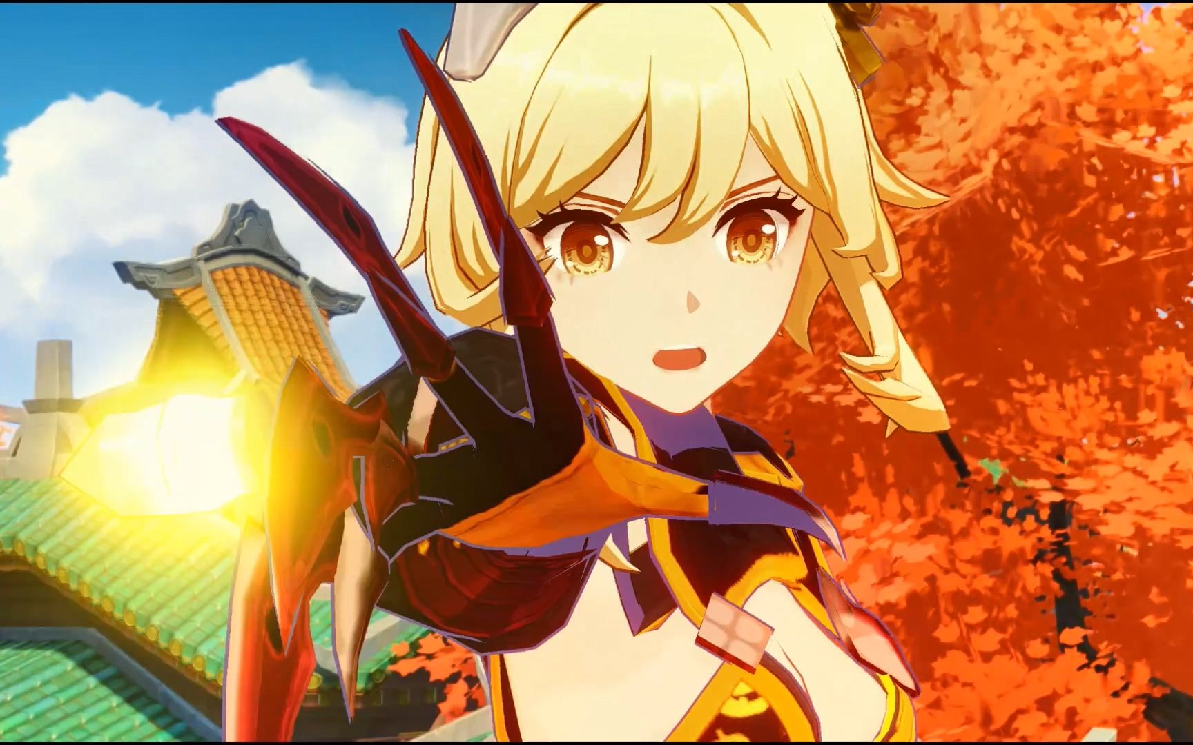 《原神》荧皮肤演示——「万圣节系列」