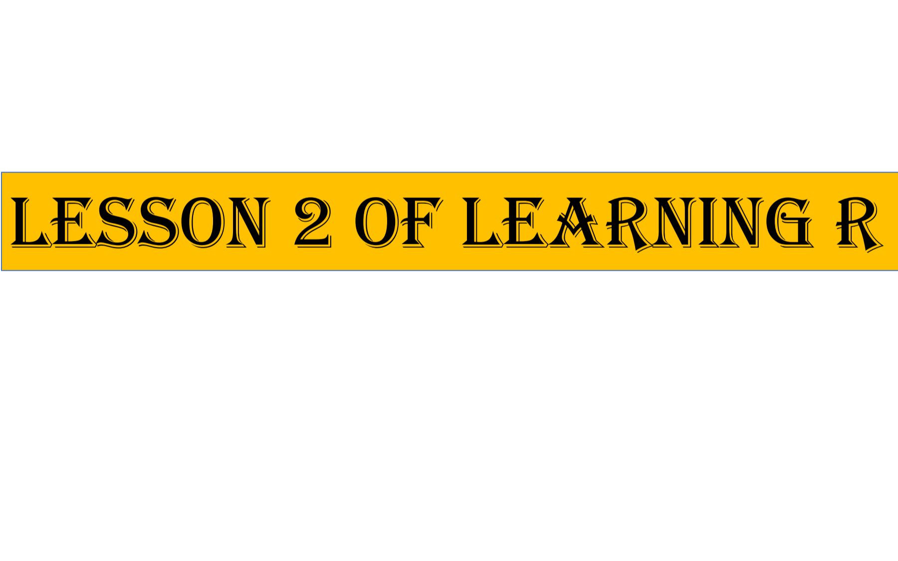 【R基础教程】Lesson 2:Workspace and Files R语言工作目录及文件的设置哔哩哔哩bilibili