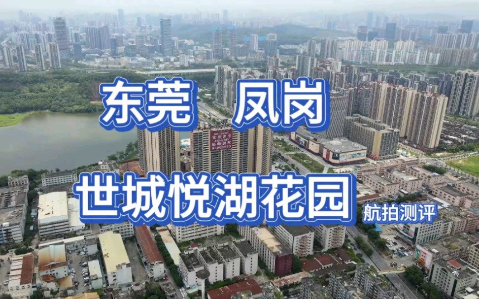 东莞凤岗官井头水库旁的世城悦湖花园怎么样,航拍楼盘测评带你了解一下,临湖而居,一线湖景准现房,400近深圳区域,哔哩哔哩bilibili