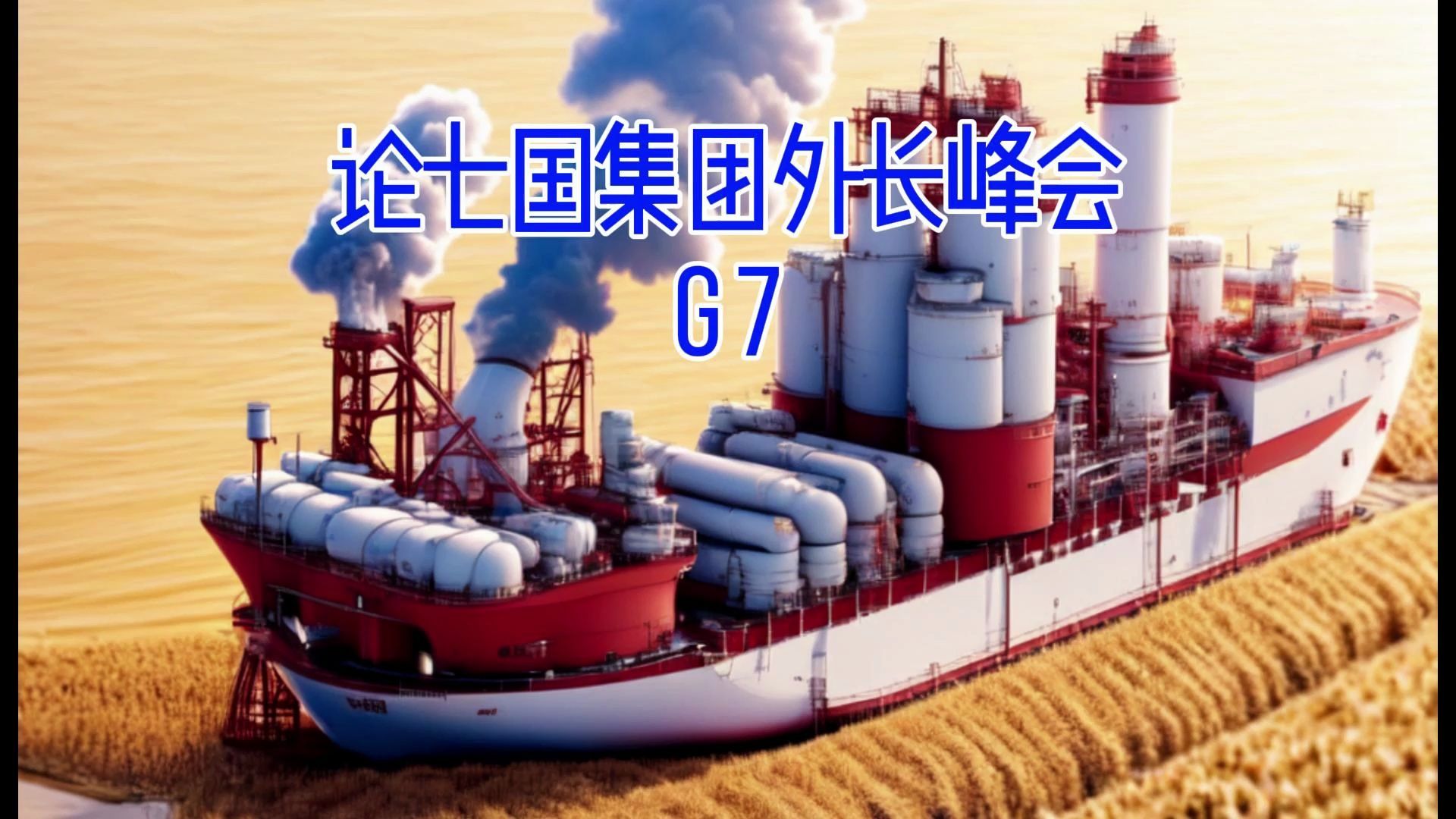 鹰酱在七国集团外长峰会中的表现:霸凌兔子,企图左右脚走路