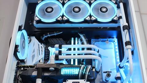 In Win 303 One Of The Cleanest Water Cooling Gaming Pc Time Lapse Build 哔哩哔哩