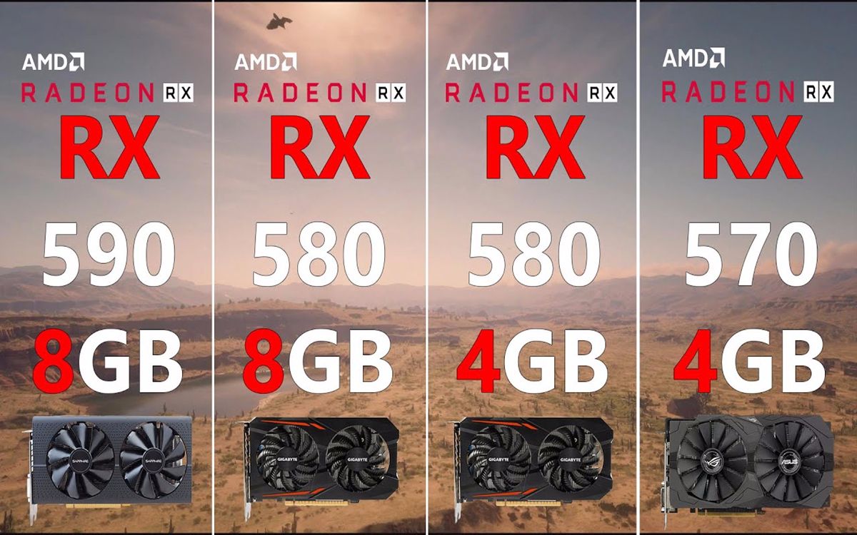 RX 570 4G（2048SP） vs RX 580 4G（2304SP）显卡对比（1080P分辨率测试，CPU为R5 3600 ...