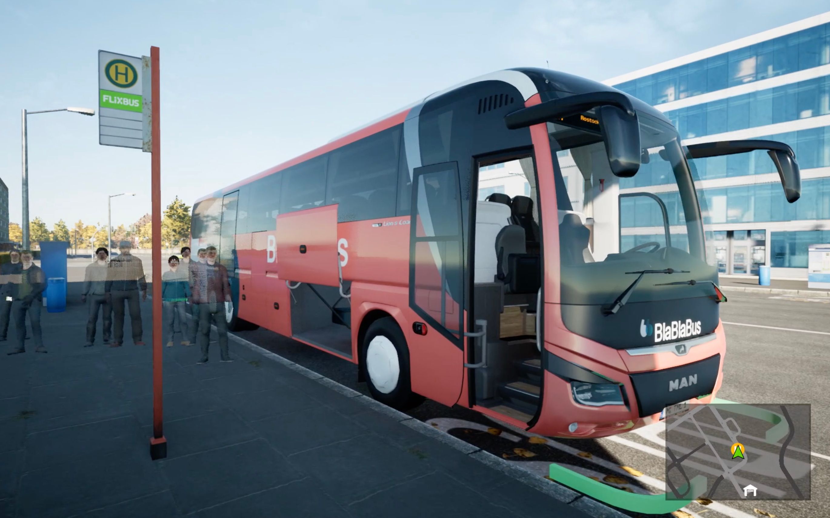 长途客车模拟#16 什未林-罗斯托克 man lions coach