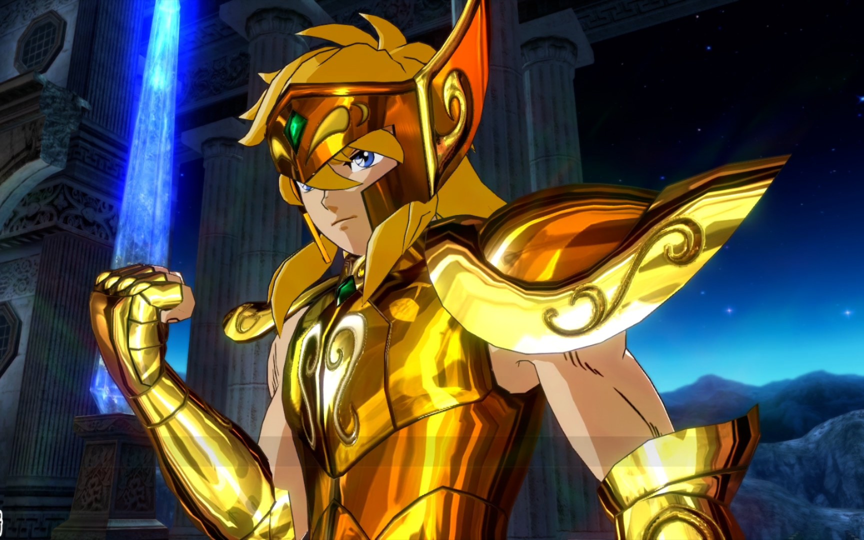 圣斗士星矢,冰河vs哈迪斯,身穿水瓶座黄金圣衣的冰河