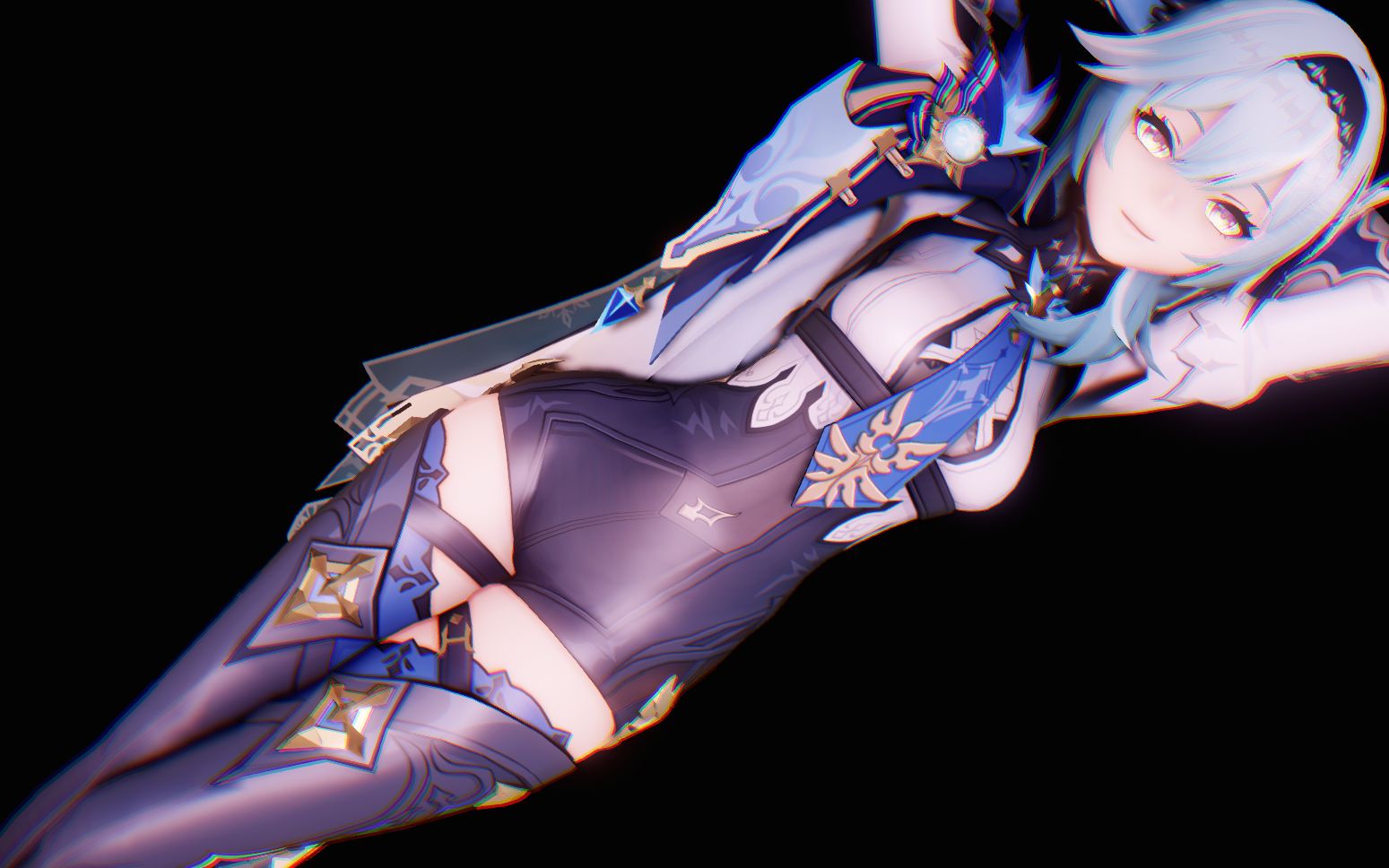 【4k 120fps-优菈73~】今天也是美美周五,别人放假