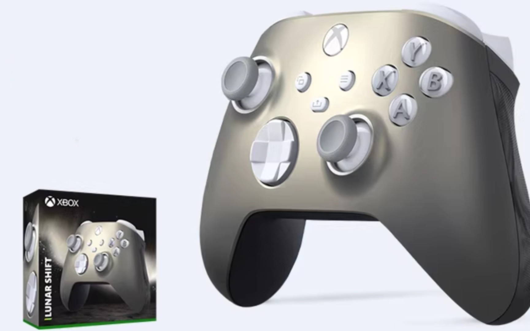 [开箱]xbox手柄:海外极光银lunar shit特别版