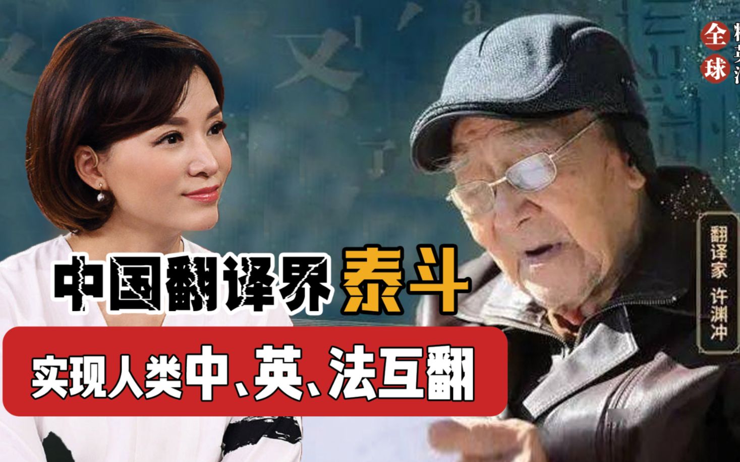 "中国翻译泰斗"许渊冲,曾让董卿跪地三次,生前目标令人肃然起敬_哔哩