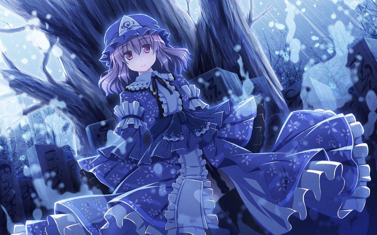 【东方stg】一起来白玉楼赏樱吧——西行樱吹雪低封练习_哔哩哔哩 (゜