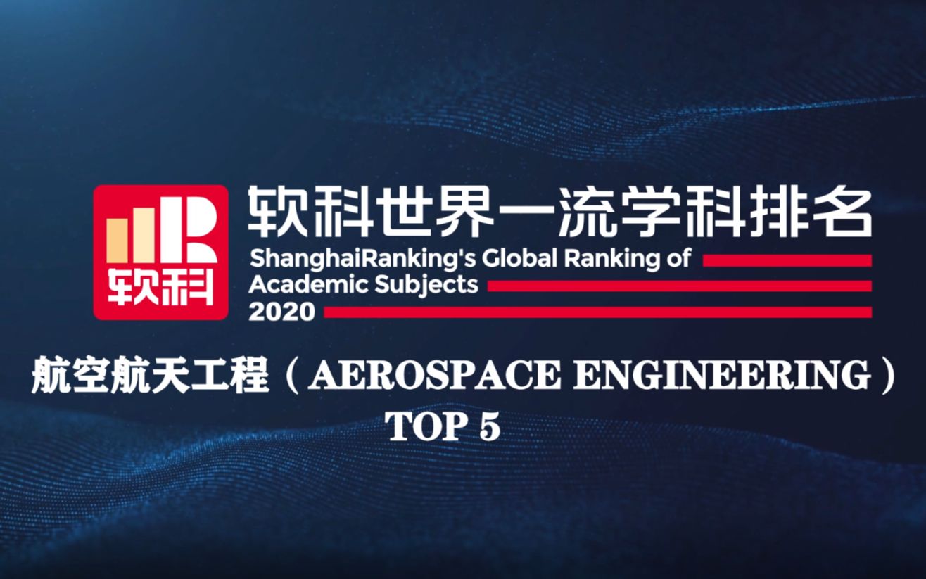 航空航天工程学科中,全球TOP5的高校有这4所在中国哔哩哔哩bilibili