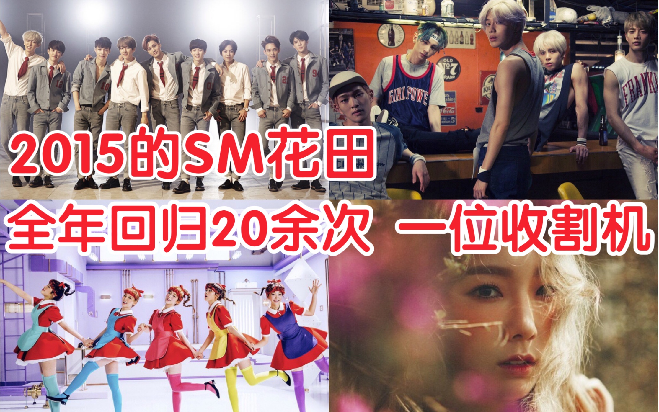 盘点2015年李秀满的花田盛宴!