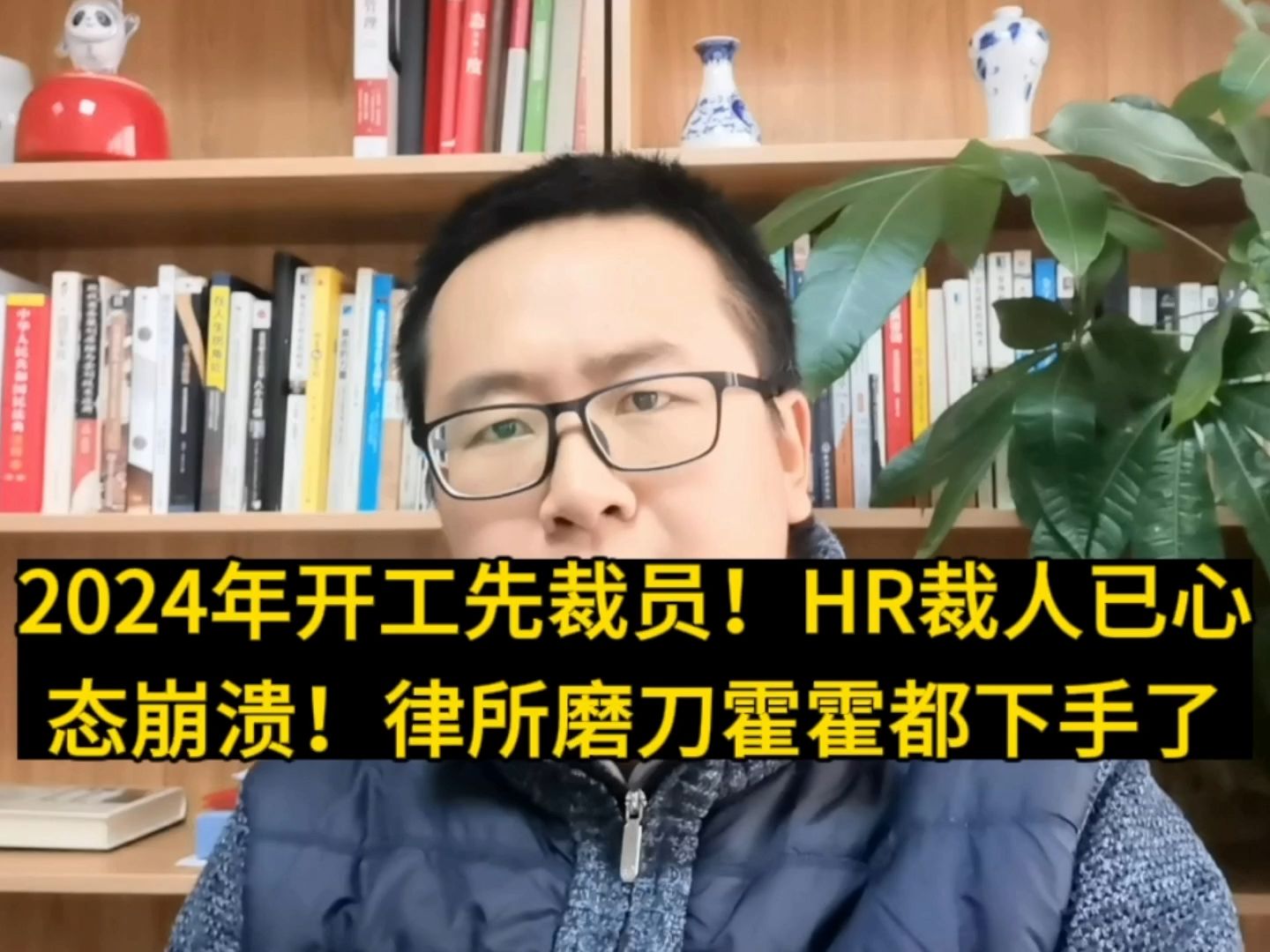 为什么2024刚开年各个公司都在裁员,HR压力忒大已崩溃,律所都转行裁员了?哔哩哔哩bilibili