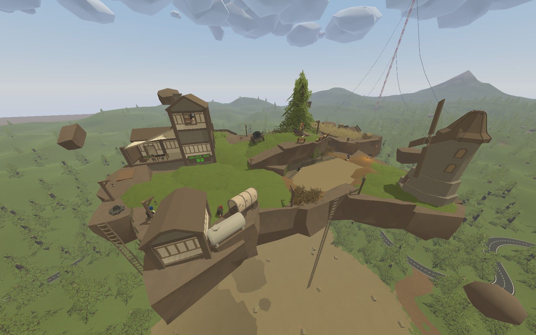 unturnedelver地图实况3浮空岛