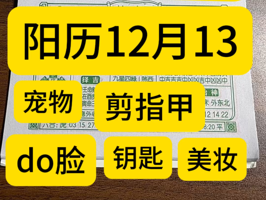 12月13日历,万年历,老黄历,黄道吉日.12月13号电子日历,12月13号电子黄历.12月13号生日快乐.专属年轻人的赛博生活指南哔哩哔哩bilibili