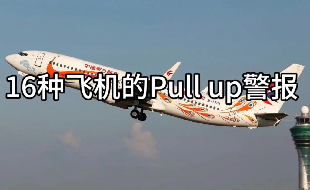 [图]16种飞机的Pull up警报（爬升警报）