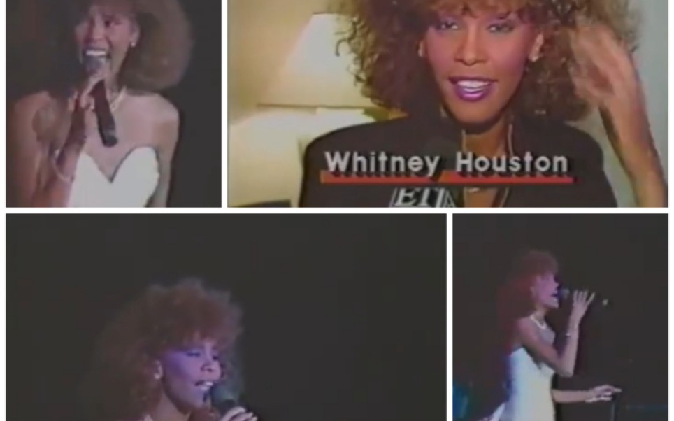 【罕见片段】1986 how will I know Whitney Houston哔哩哔哩bilibili