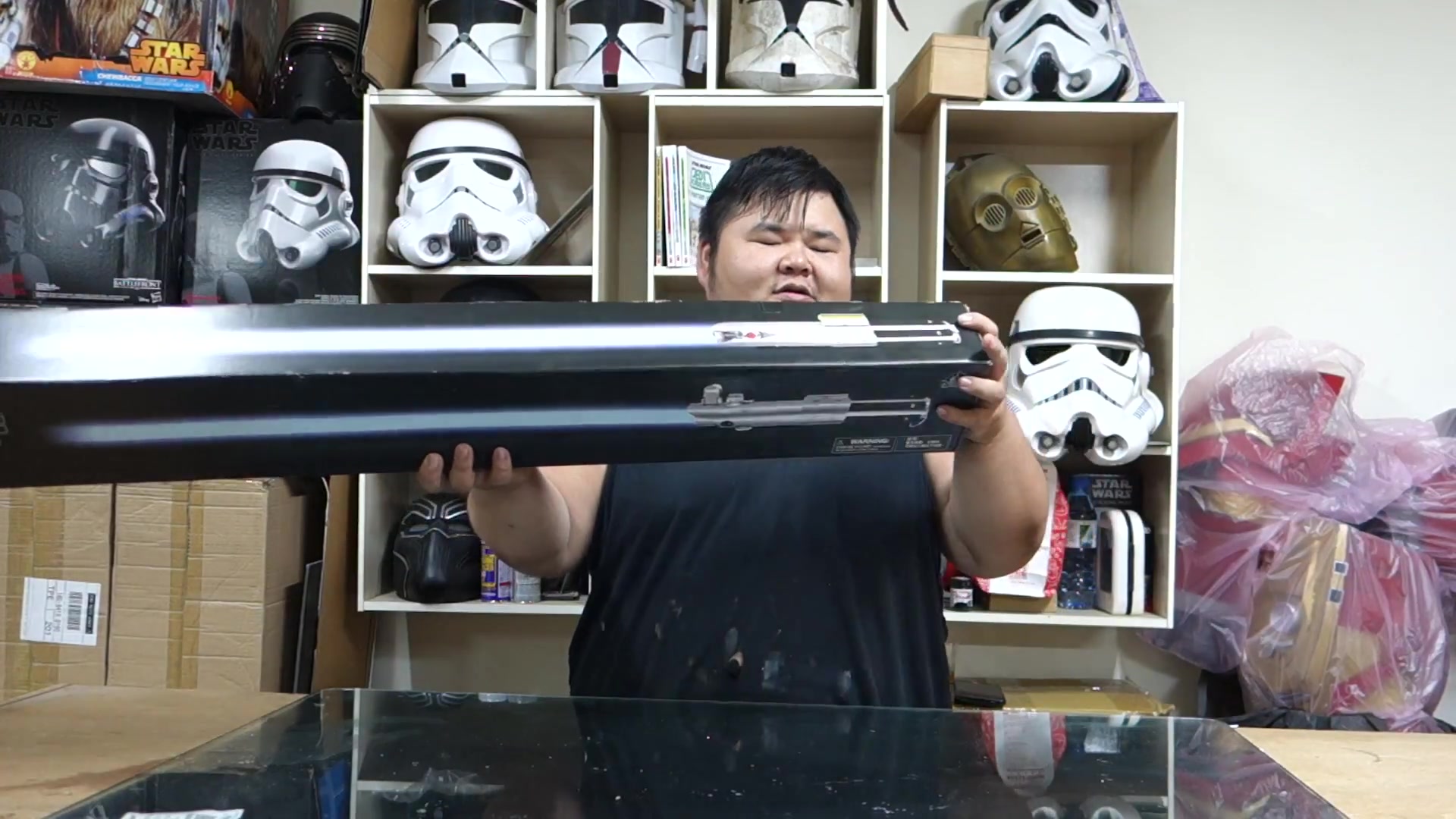 【光剑模玩演示】马可多评测迪士尼官方蕾伊光剑(马可多摄制)