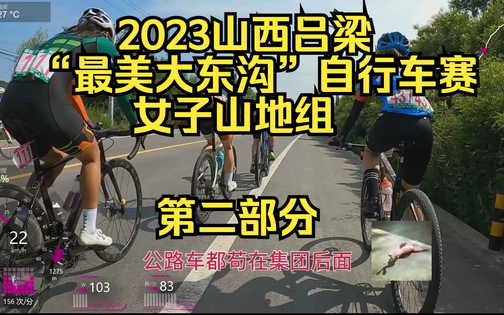 2023山西吕梁离石“最美大东沟”自行车赛女子山地组(第二部分)哔哩哔哩bilibili