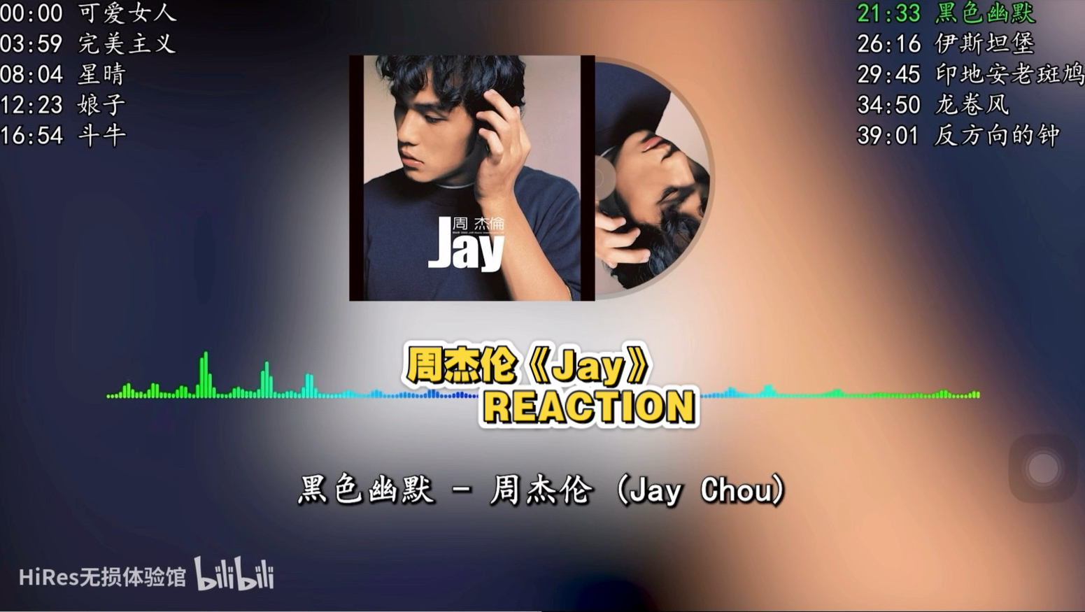 【充电专场｜周杰伦｜专辑reaction|(二）】00后女生周董2000年首张专辑《Jay》，只想说你是我的神，有几首歌我是实在没忍住跟唱，谁的DNA动了