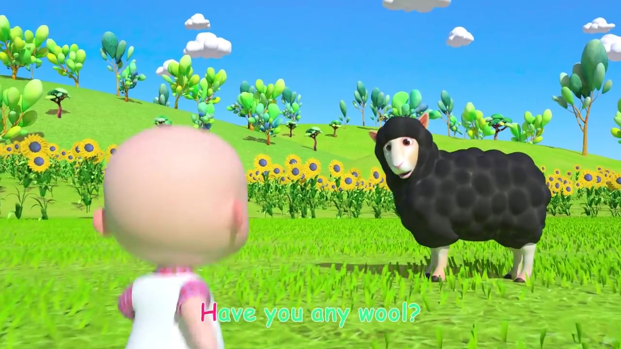 [图]黑山羊歌 英文儿歌 早教 磨耳朵Baa Baa Black Sheep More Nursery Rhymes & Kids Songs - CoCoMelon