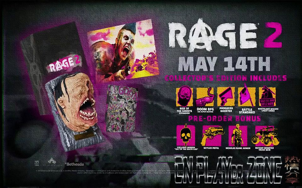 [图]《RAGE 2》（狂怒 2）废土作品有点多，不过老牌大厂这一大招儿，谁也别想忽视，等着瞧吧。【转载分享】