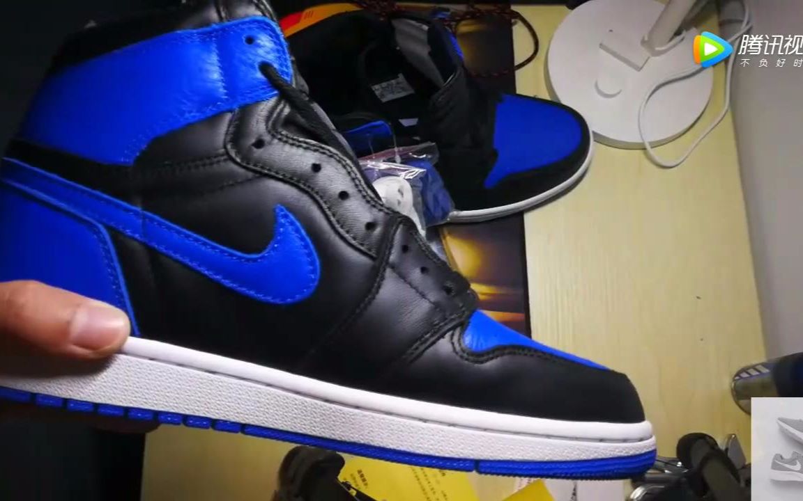 air Jordan 1皇家蓝配色 低调中的奢华哔哩哔哩bilibili