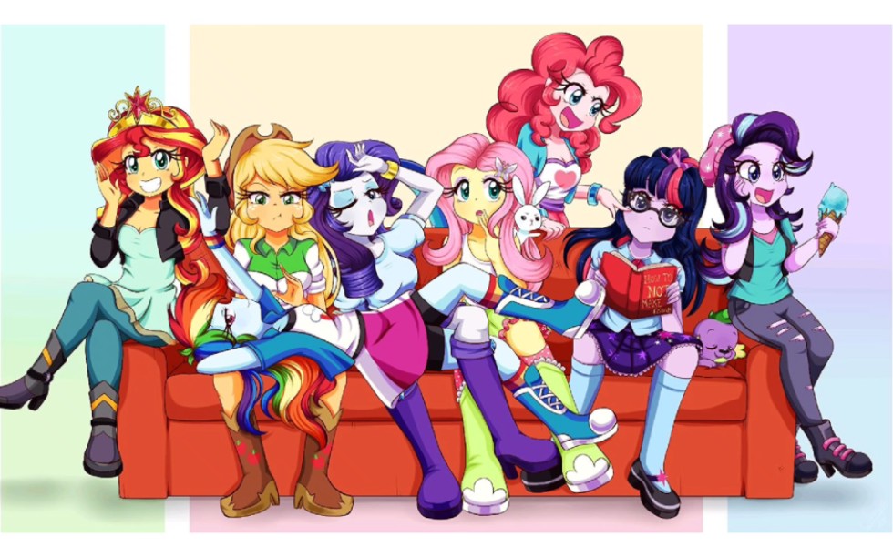 [图]小马国女孩主题曲加字幕！You are my equestria girLS