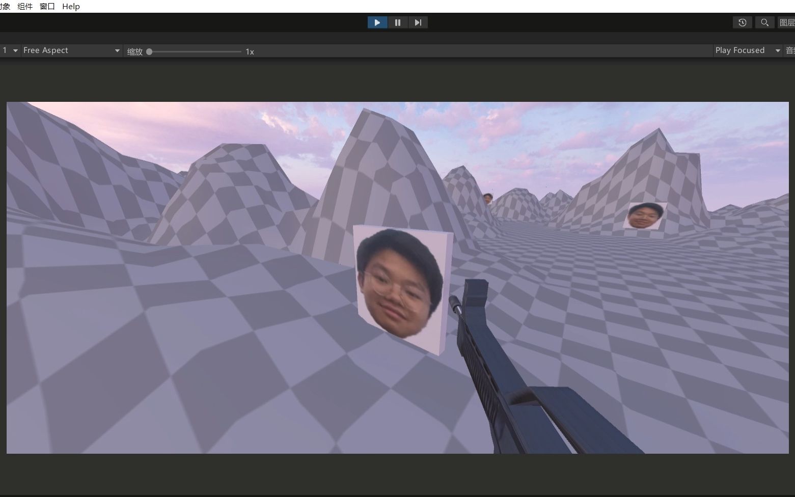 [图]【Unity3D】萌新一个下午做出来的游戏是什么样子