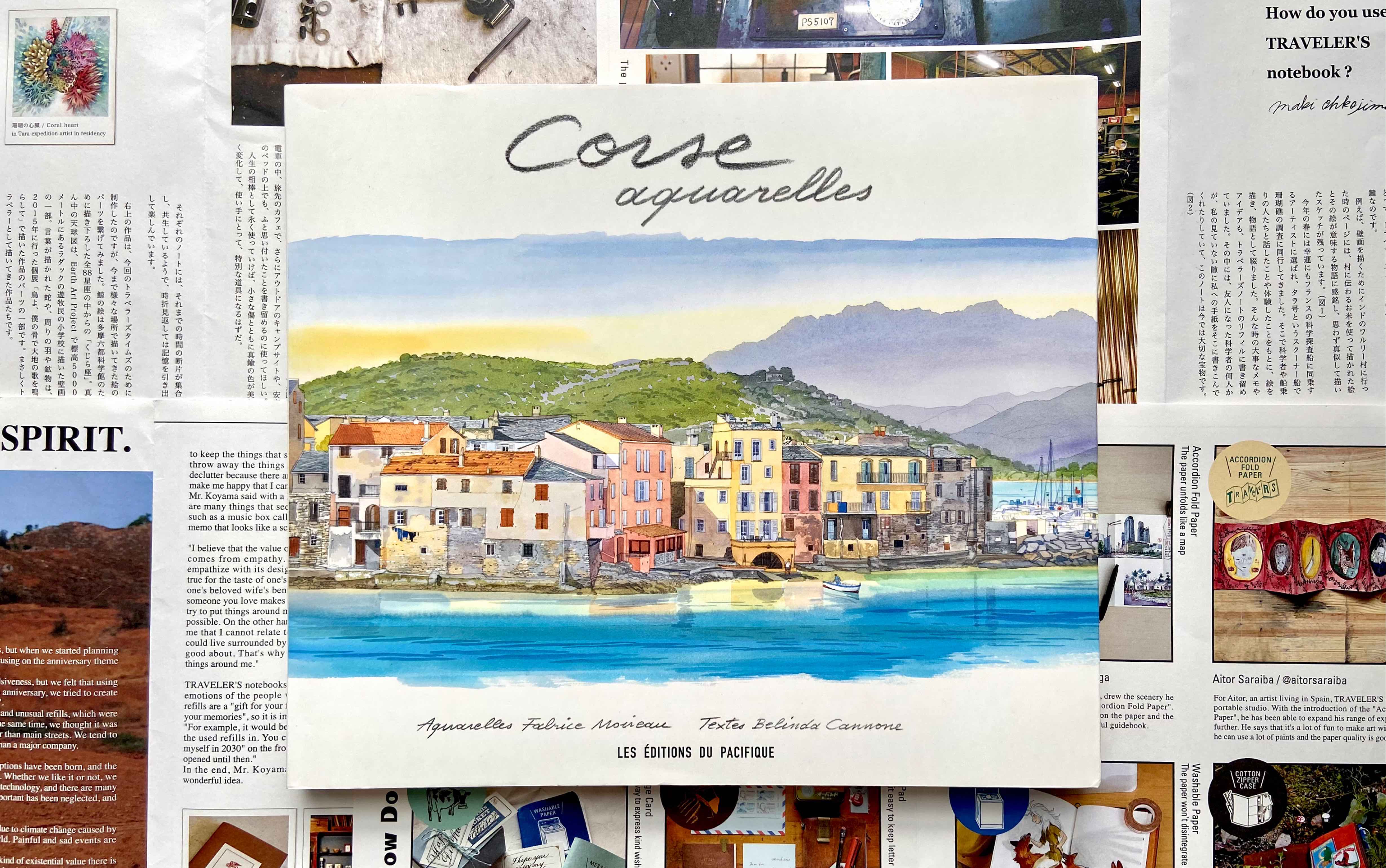 《Corse Aquarelles》科西嘉岛城市速写水彩画册|Fabrice Moireau|2021年出版哔哩哔哩bilibili