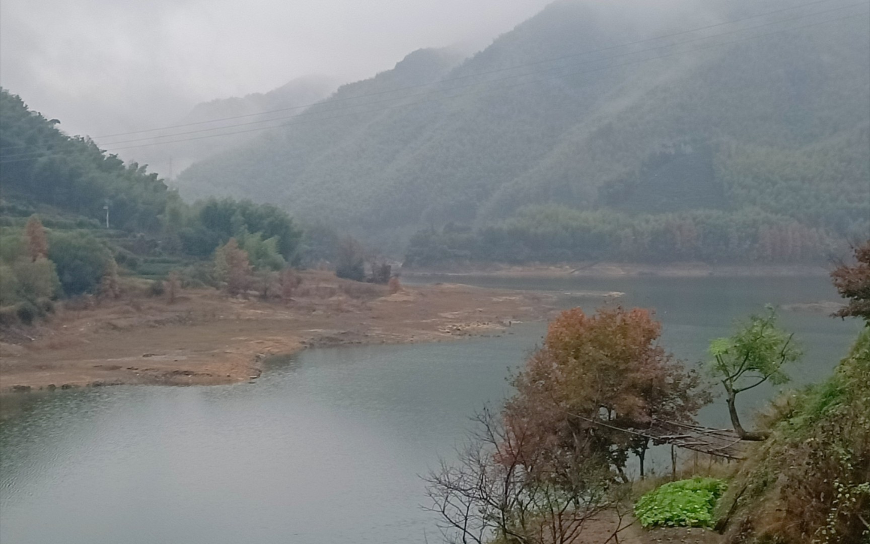 [图]冒雨调研|新昌小将镇|风雨桥和偃王阁|温柔的江南雨天