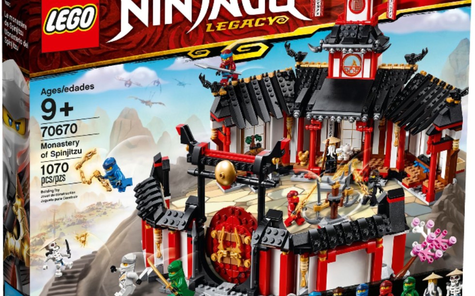 乐高 幻影忍者 70670 神秘的幻影旋转术训练馆 速组评测