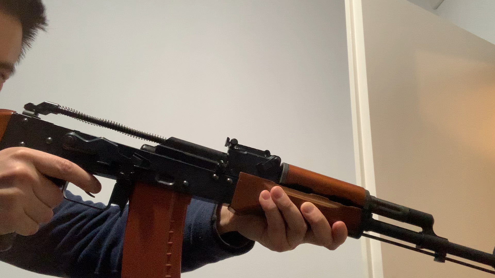 国外气吹玩具 ak74 gbb