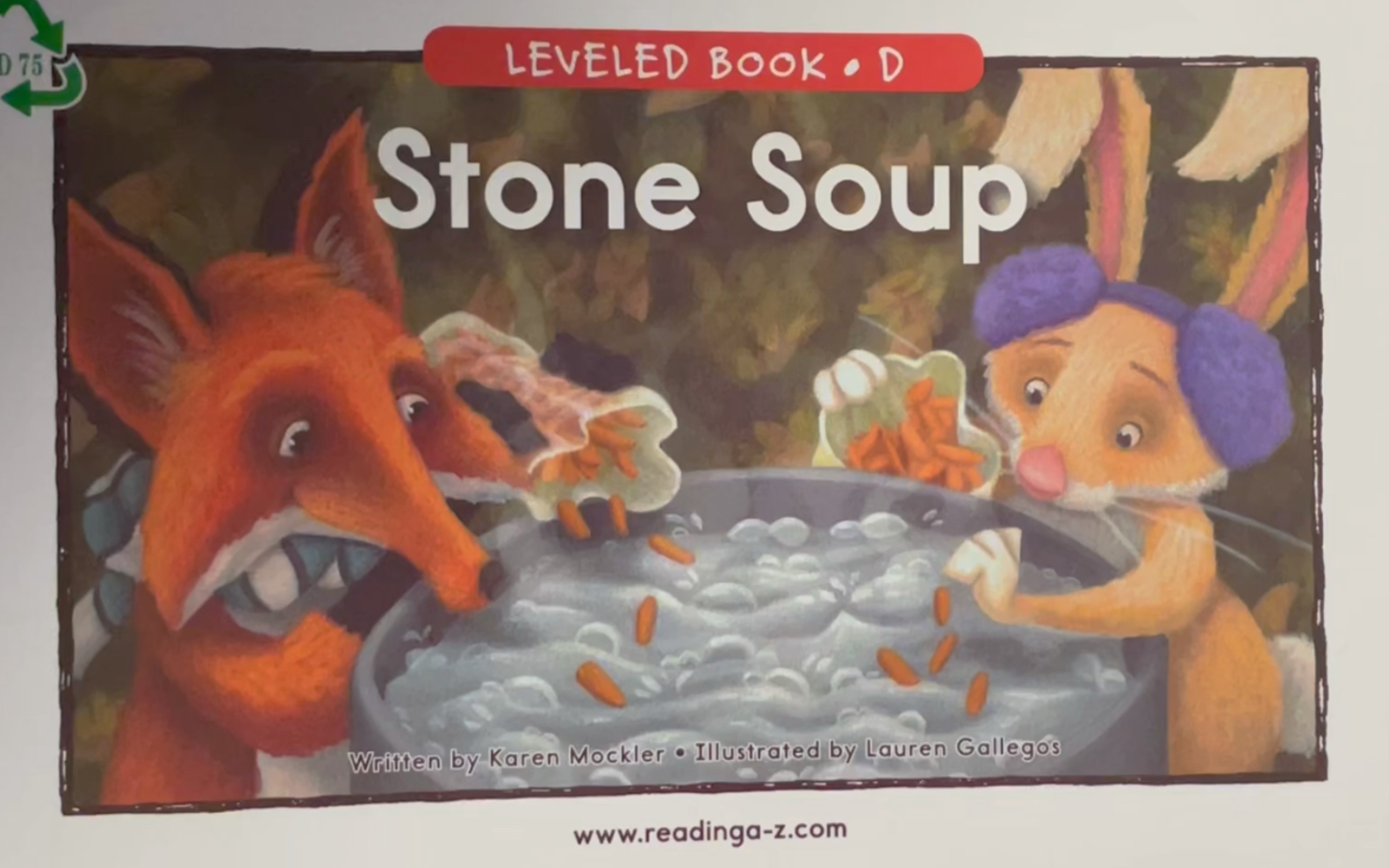 [图]少儿英语RAZ分级阅读D 75 Stone Soup 石头汤