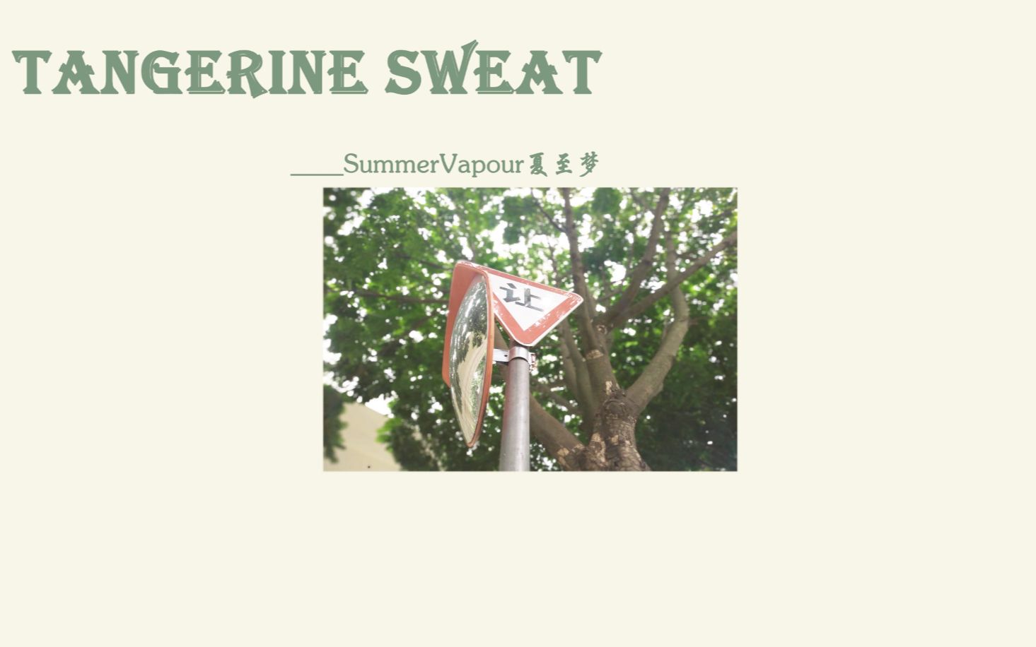 [图]Tangerine Sweat_SummerVapour夏至梦