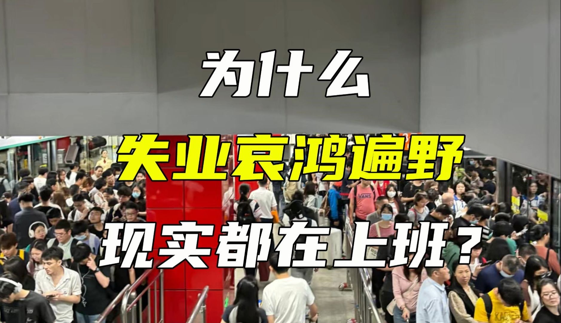 为什么网上失业哀鸿遍野,现实都在按部就班的工作?哔哩哔哩bilibili