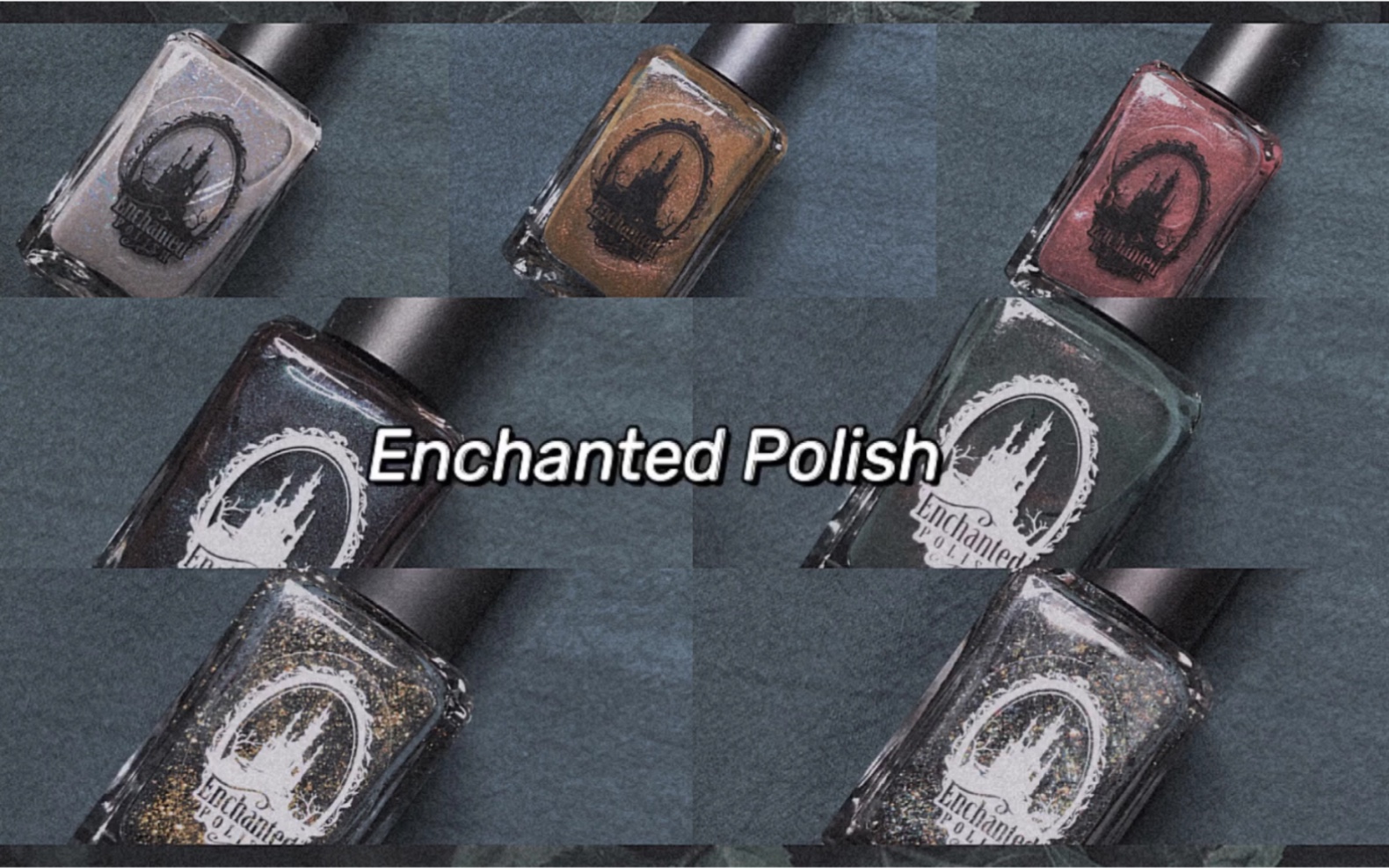 【指甲油试色】Enchanted Polish7瓶试色/挺特别的指甲油牌子哔哩哔哩bilibili