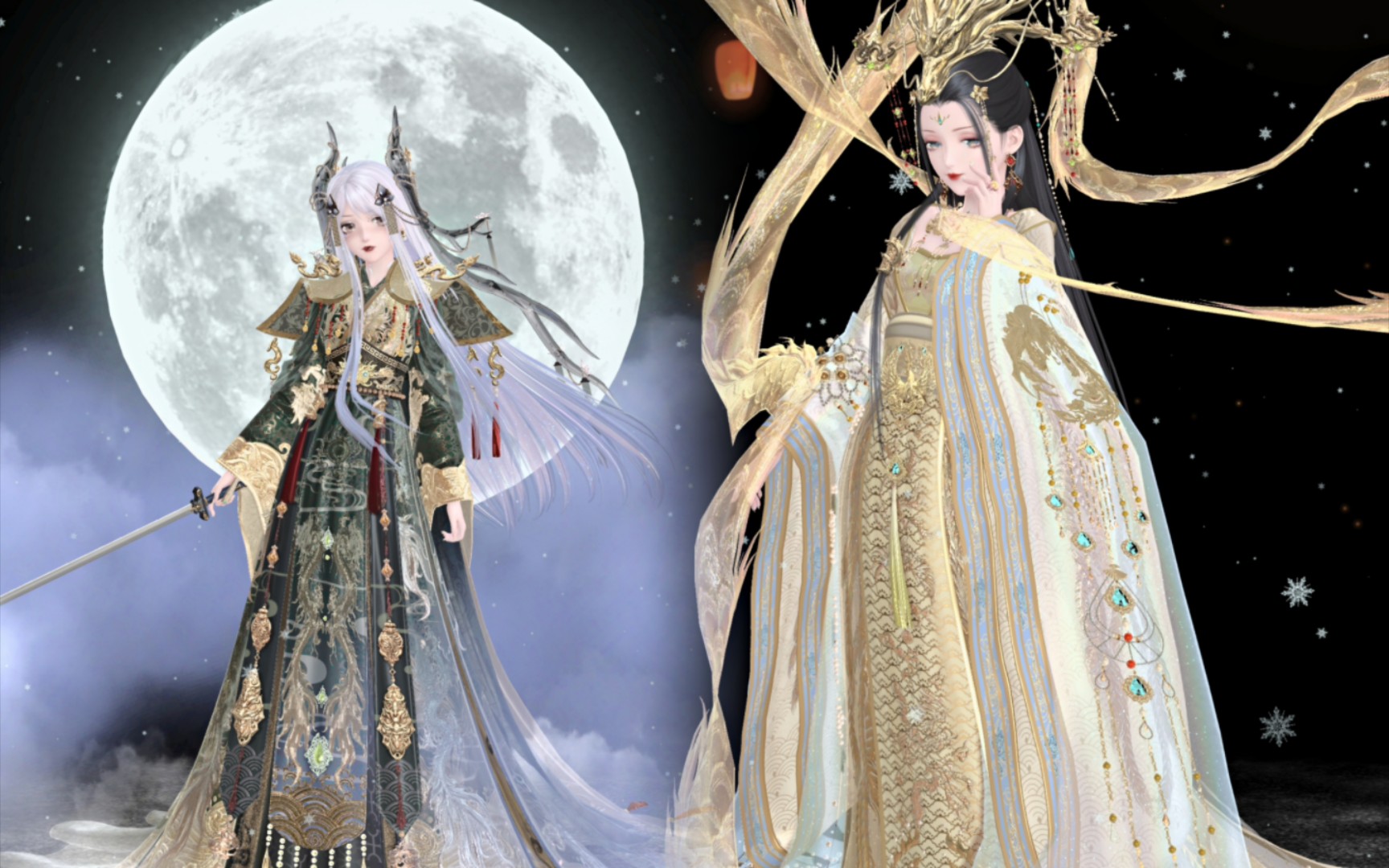 【闪耀暖暖】两套奇奇怪怪的龙凤搭配