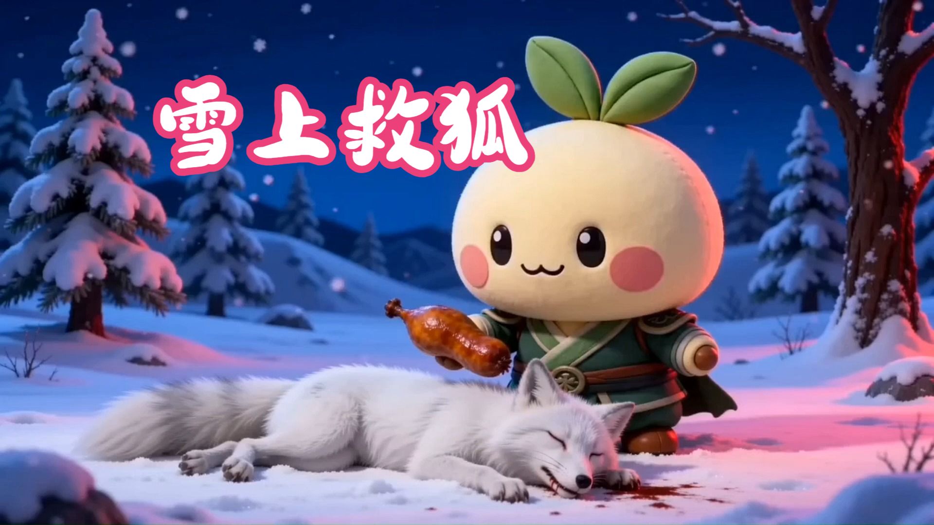 寻宝雪山救狐