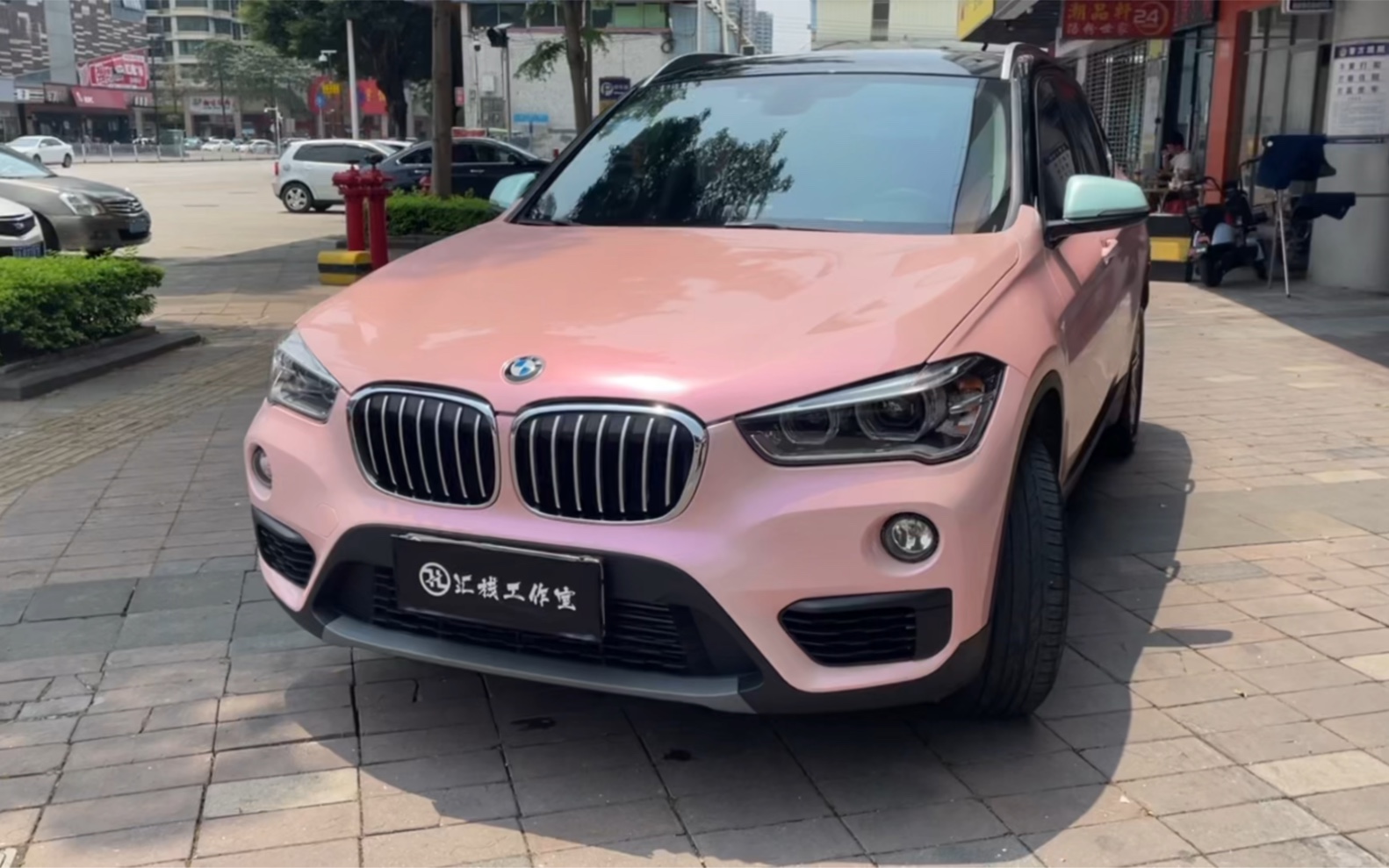 宝马x1改色案例