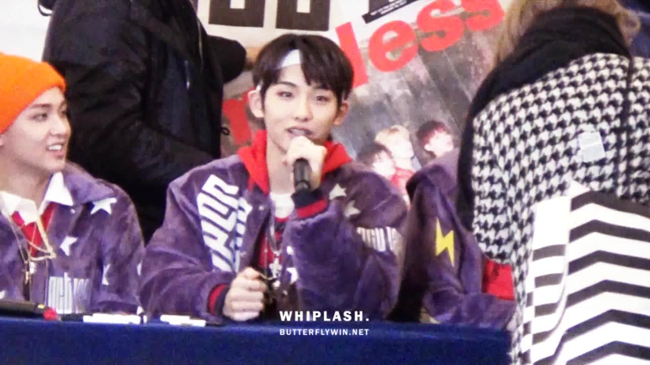 170120 Fansign Event winwin  ment full ver.哔哩哔哩bilibili