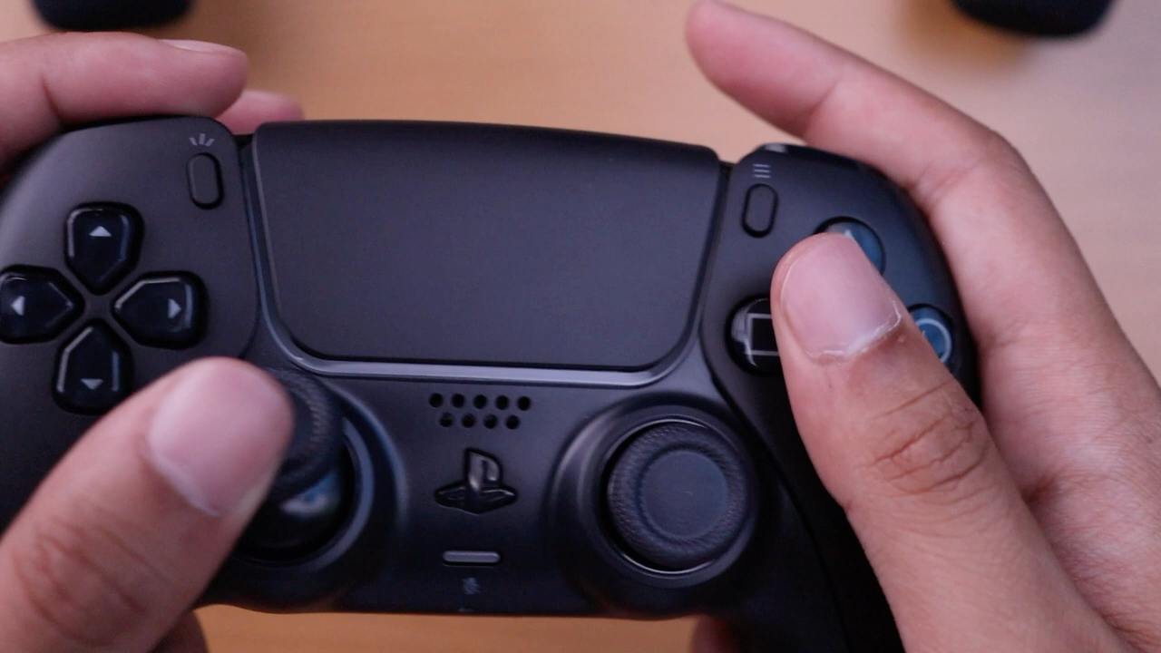 ps5手柄 午夜黑开箱 按键音