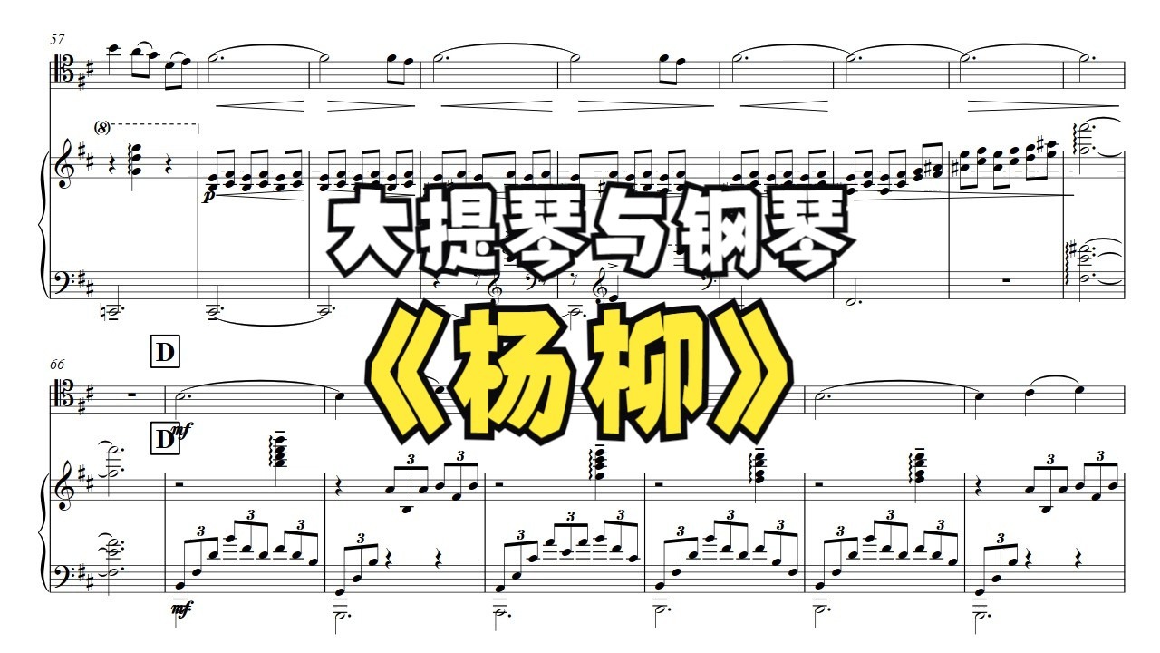 大提琴与钢琴 - 杨柳【范宗沛】