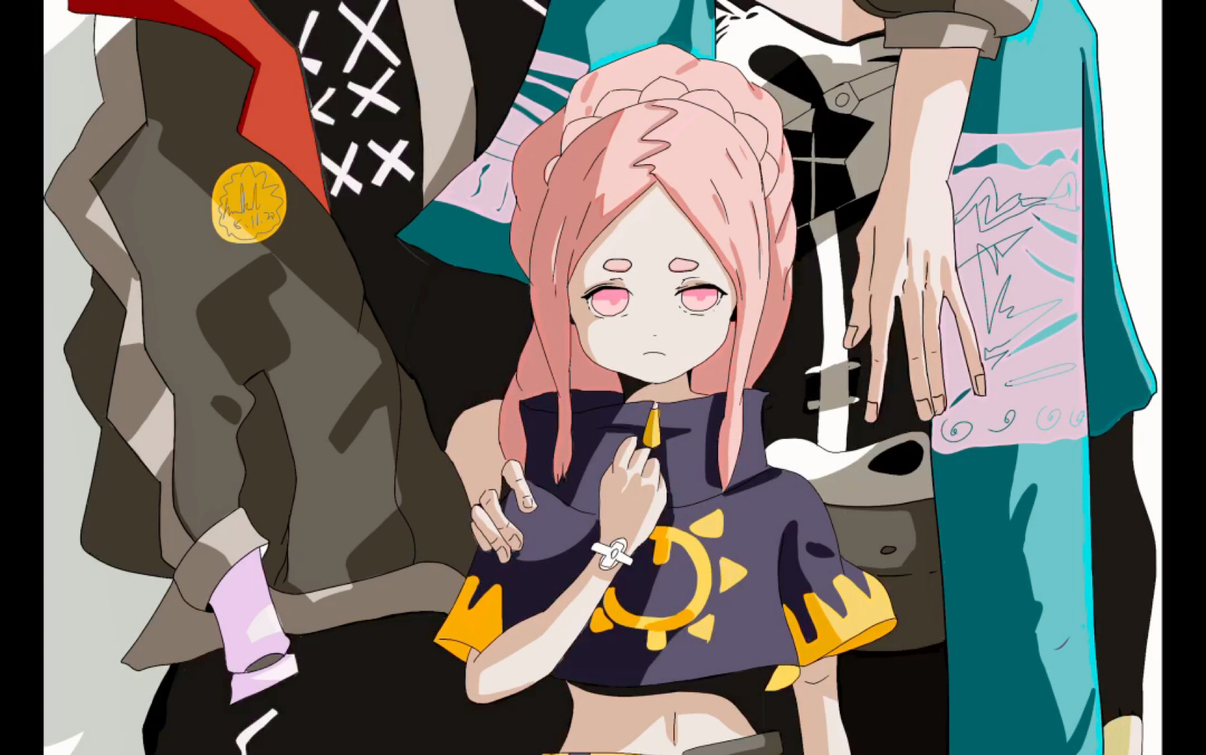 【手绘过程】临摹《桃与末世之书》封面