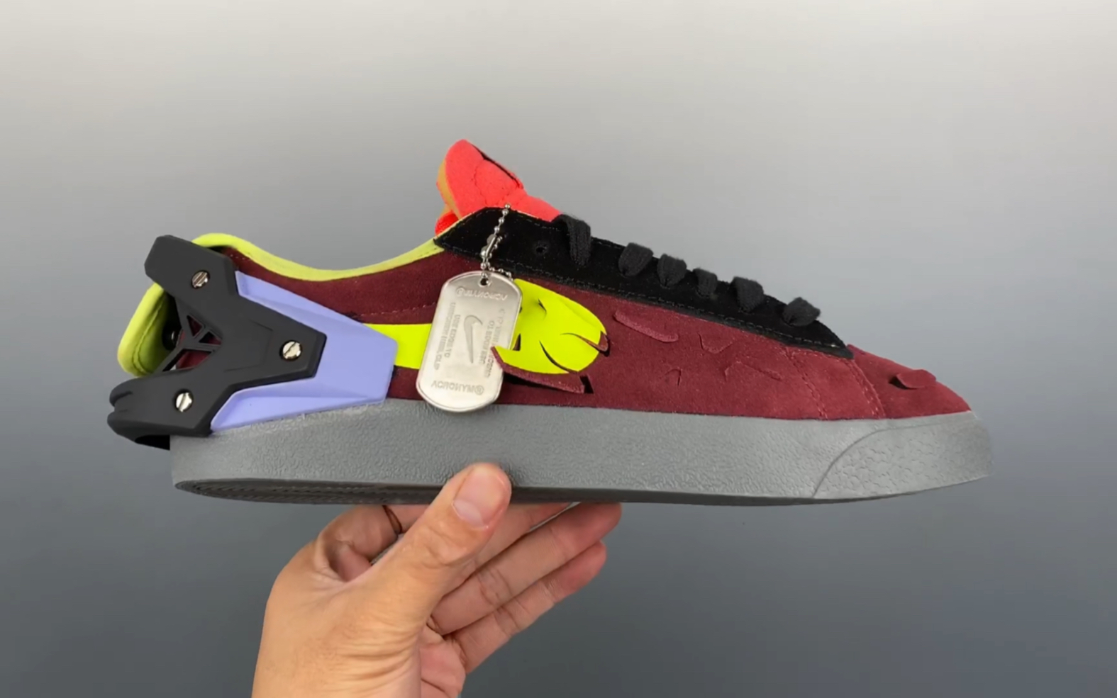 耐克联名 acronym x nike blazer low 解构开拓者机能板鞋dn2067-600